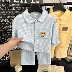 小猪班纳 儿童家居服 套装 长袖睡衣 两件套