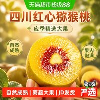 88VIP：京运达 四川蒲江红心猕猴桃当季新鲜水果不催熟多汁爆甜特大果王