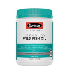 斯维诗 Omega-3 1000mg 无腥味野生鱼油软胶囊