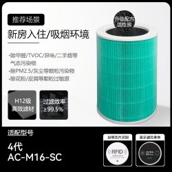 KISSAIR 适配小米米家空气净化器4PRO滤芯除醛除霾除异味除PM2.5