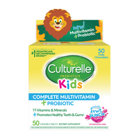 Culturelle 康萃乐 儿童复合维生素双效咀嚼片 蓝莓味 50粒