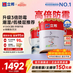 立邦 乳胶漆京雅居油漆防霉抗甲醛五合一 54L 套装