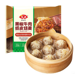 安井 200g黑椒牛肉纸皮烧麦*1袋