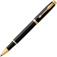PARKER 派克 IM 拔帽签字笔 丽雅黑金夹 0.7mm 单支装