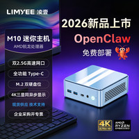 凌壹 AMD迷你主机R2314 冰河蓝 【8G+128G