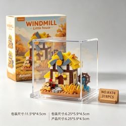 乐高 兼容乐高迷你云栖风坊街景拼装积木礼物秋风阁积木模型摆件