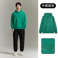 GXG 男装 春秋热卖双色休闲简约立体印花时尚宽松连帽卫衣男