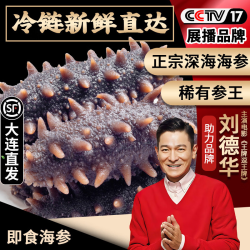 辽洲岛大连即食海参独立包装 辽参海鲜盒装固形物孕妇中秋礼品特产礼物 御品款3斤15-18个