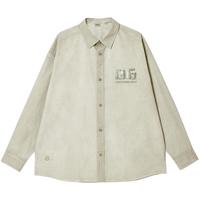 JACK&JONES 杰克琼斯 水洗翻领长袖衬衫