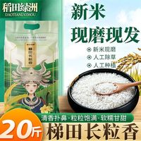 稻田绿洲 梯田米20斤当季新米大米正宗农家晚稻新米长粒香米煲仔饭