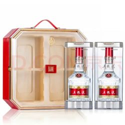 五粮液 普五八代 鸿运礼盒 浓香型白酒 52度 500ml*2 礼盒装 酒厂直供