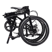 大行（DAHON）自行车20英寸20速超轻铝合金碟刹成人单车KBA005 BA接头 黑色