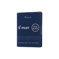 PILOT 百乐 IC-50 钢笔墨囊 黑蓝色 6支装