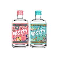 江小白 果立方 果汁酒 2口味 168ml*2瓶（蜜桃味+白葡萄味）