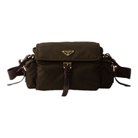 PRADA 普拉达 Re-Nylon中号单肩包 赭褐色