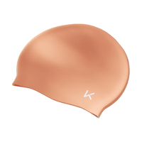 Keep 硅胶经典款泳帽 珊瑚橘