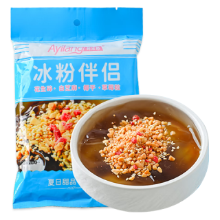 阿依郎 冰粉粉伴侣160g（20g*8袋）配料干净白凉粉糍粑烘焙馅料原料
