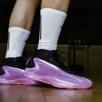 adidas Ae 1 爱德华兹 篮球鞋 橙色紫黑 42码