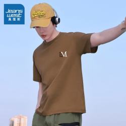 真维斯 男装夏季款  173BS5啡色2900 XL