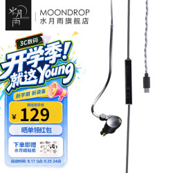 水月雨 竹2 DSP解码 TypeC接口 HiFi耳机