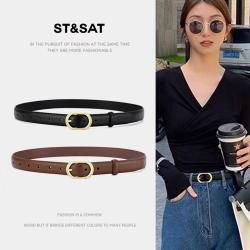 星期六 ST&SAT 皮带休闲百搭针扣女腰带连衣裙牛仔裤腰带皮带