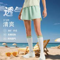 特步 运动短裤女夏季亲肤梭织短裤户外综训舒适宽松运动裤