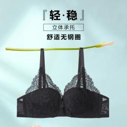 安莉芳 小胸聚拢五角承托无钢圈女内衣收副乳文胸