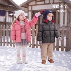 jellybaby [2026冬装新品]杰里贝比儿童羽绒服男童保暖面包服厚款女童外套冬