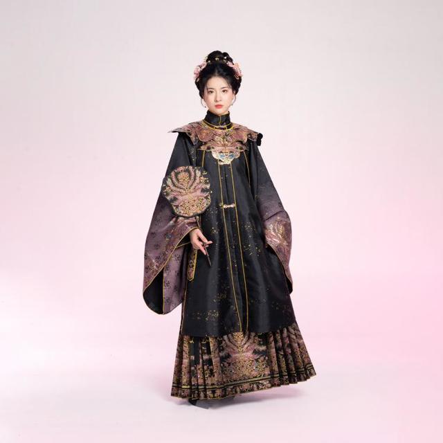 织造司 马面裙 明制汉服学士服妆花织金高级感马面裙半截裙