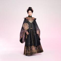 织造司 马面裙 明制汉服学士服妆花织金高级感马面裙半截裙