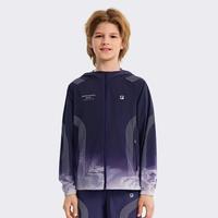 FILA 男中大童（130-170）运动衬衫男童连帽梭织外套