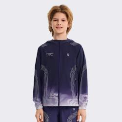 FILA 男中大童（130-170）运动衬衫男童连帽梭织外套