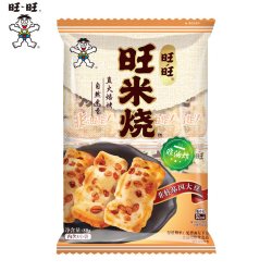 仙贝 旺旺新品旺米烧原味80g米饼干办公室休闲解馋零食小吃膨化
