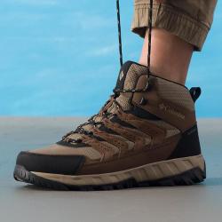 Columbia STRATA TRAIL MID WP男鞋耐磨舒适时尚运动鞋登山越野徒步鞋