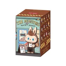 泡泡玛特 POPMART泡泡玛特拉布布THE MONSTERS 复古理发店手办盲盒