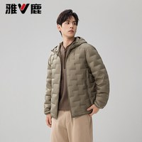 雅鹿 1972 雅鹿轻薄连帽羽绒服男款2026秋冬新款时尚百搭90绒轻便保暖外套女