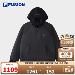 FILA FUSION 男款梭织连帽外套 2026春新款