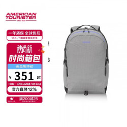 美旅 双肩包16英寸电脑包男女背包出差大容量休闲旅行包NB4灰