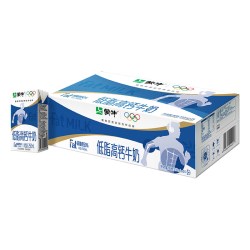 蒙牛 低脂高钙牛奶 250ml*24盒 礼盒装