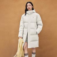 特步 中长羽绒服冬季保暖保暖百搭运动羽绒服户外防风外套