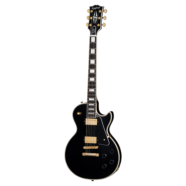 Epiphone IGC LP Custom EB 美产拾音器 耀夜黑 电吉他
