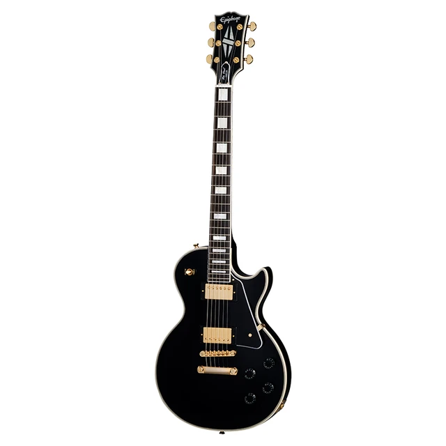 Epiphone IGC LP Custom EB 美产拾音器 耀夜黑 电吉他