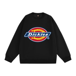 Dickies 男士圆领套头卫衣 黑色 S