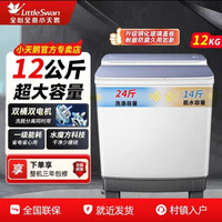小天鹅 12KG大容量双桶双缸半自动洗衣机波轮TP12S156