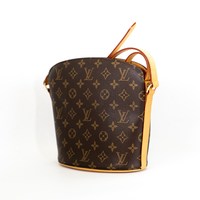 LOUIS VUITTON 中古95新lv/路易威登/贝壳酒壶老花单肩包植鞣革内里更新