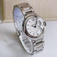 Cartier 中古99新Cartier卡地亚蓝气球系列白盘钻刻手表女送礼物