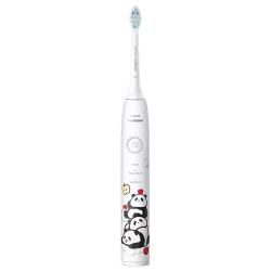 飞利浦 HX5073/05 熊猫和花 白色 电动牙刷