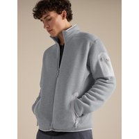 ARC'TERYX 自营欧洲直邮Arcteryx始祖鸟 Covert男士灰色聚酯纤维抓绒开衫