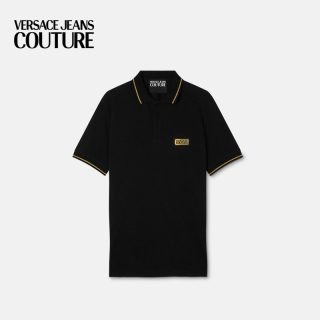 VERSACE JEANS COUTURE 男士珠地棉Polo衫