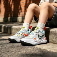 NIKE 官方正品篮球系列PS小童魔术贴易穿脱运动鞋HF5737-141